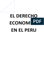 El Derecho Economico en El Perú PDF