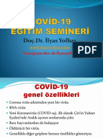 COVİD-19 Semineri DOÇ.DR. İLYAS YOLBAŞ PDF