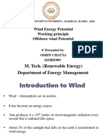 Wind Energy Potential at SMVDU