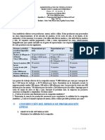 Administración de operaciones: Maximizar utilidades de una mueblería mediante programación lineal