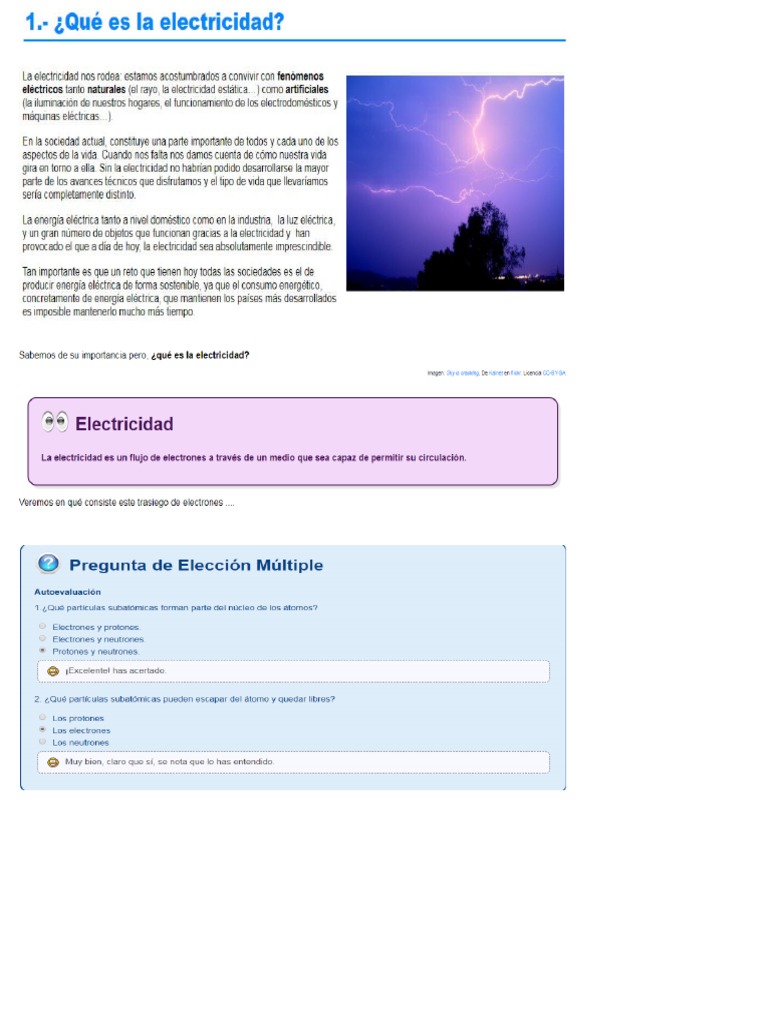 Que Particulas Subatomicas Pueden Escapar Del Atomo Y Quedar Libres Circuito Eléctrico | PDF