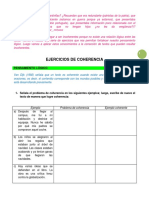 1 Taller Coherencia - Pensamiento Lógico PDF