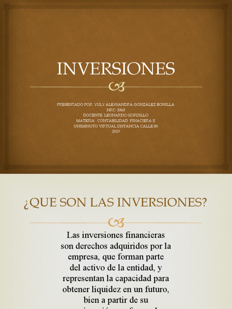 Guía de Inversiones Financieras | PDF | normas internacionales de ...