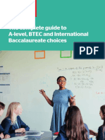 The Complete Guide To A-Level, BTEC and International Baccalaureate Choices