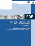 MANUAL - HONDURAS Plan Estrategico de Investigación PEI