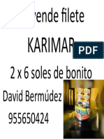 Se vende filete KARIMAR