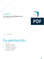 FileMaker Pro Lesson 1