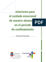 Orientaciones Cuidado Emocional Alumnado - Guia Docentes