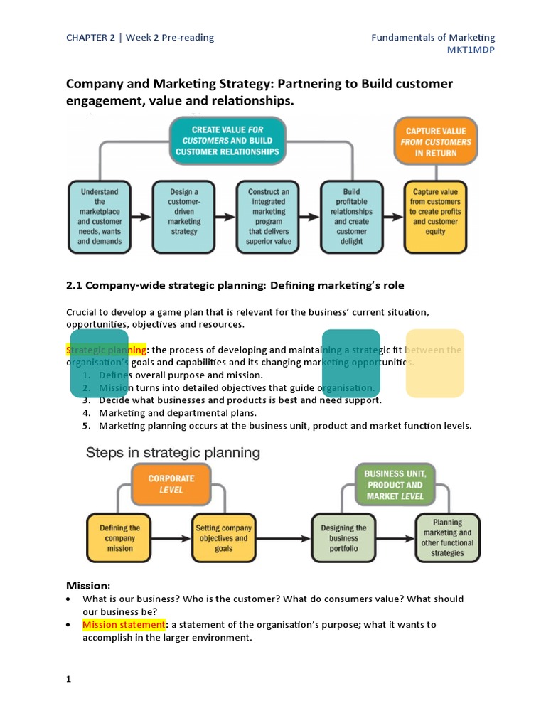 Marketing Strategy Fundamentals | PDF | Marketing Strategy | Market ...