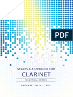 Scales & Arpeggios For Clarinet - Rehearsal Edition PDF
