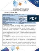 Syllabus Del Curso Estructura Molecular