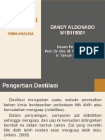 Ppt Destilasi (Dandy Aldonado,m1b119001)