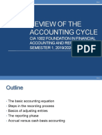 CIA1002 - Review of The Accounting Cycle Semester 20192020 - 1