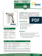 Watts - Sistema UV 3 Etapas