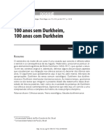 100 Anos Sem Durkheim, 100 Anos Com Durkheim
