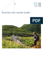 Exercise and Mental Health Printable