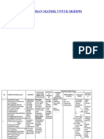 Contoh Penulisan Matrik Untuk Skripsi