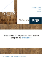 Barista Camp: Coffee Shop Economics