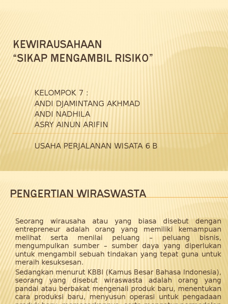 Arti Dari Kata Swa Dari Kata Wiraswasta Adalah Studi Indonesia