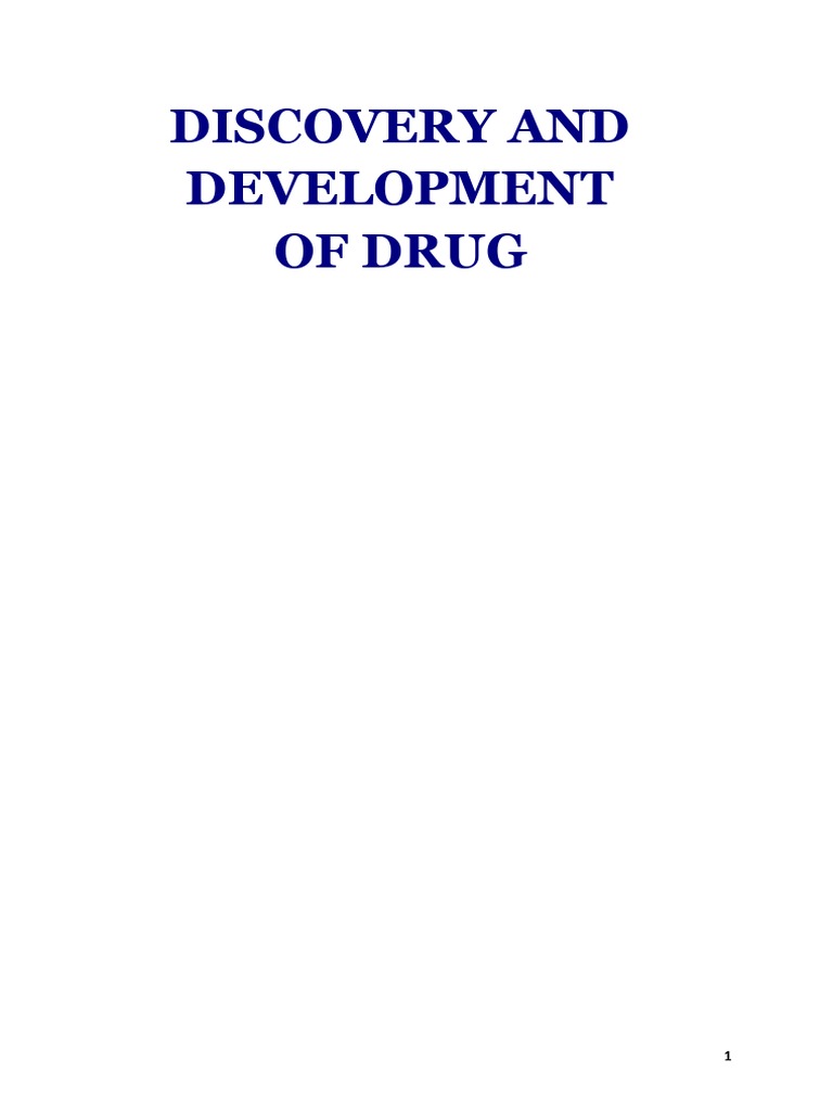 Discovery and Development of Drug (Baru) | PDF