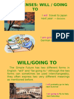 Future Tenses: Will / Going TO: I Travel To Japan Next Year Decision