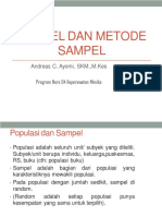 TM 6 Sampel dan Metode Sampel