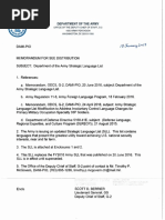 FY24 Army Strategic Language List | PDF | United States Army | The ...