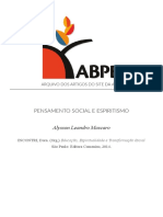 ABPE - Siteartigos Pensamento Social e Espiritismo PDF