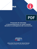 Propuesta de Abordaje y Recomendaciones en Salud Mental PDF