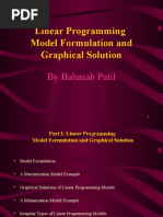 Linear Programming Model Formulation and Graphical Solution: by Babasab Patil