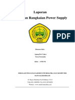 Laporan Perakitan Rangkaian Power Supply