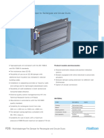 Halton FDS: Multi-Blade-Type Fire Damper For Rectangular and Circular Ducts