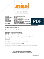 MLS3174 Clinical Haematology FEB 18 PDF