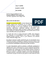 Practica Responsabilidad Civil Contractual. Precedente SCJ Centro Medico Santana Guzman