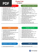 Exam List (Update 24.08.2018)