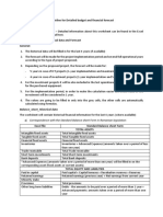 Er - 8 - Guideline For Detailed Budget and Financial Forecast - Ro - v.1 - 10.02.20