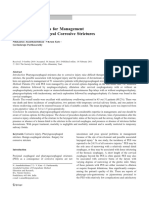 Therapeutic Options For Management of Pharyngoesophageal Corrosive Strictures