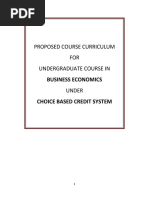 Business Economics Curriculum PDF
