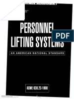 B 30.23 Personnel Lifting Systems