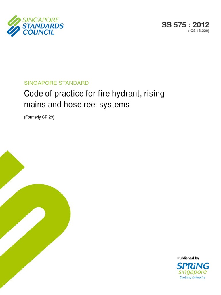 Fire Hydrant and Hose Reel Standards | PDF | Pipe (Fluid Conveyance ...