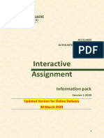 Interactive Assignment - Information Pack PDF