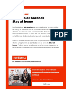 Plantilla de Bordado Stay at Home PDF