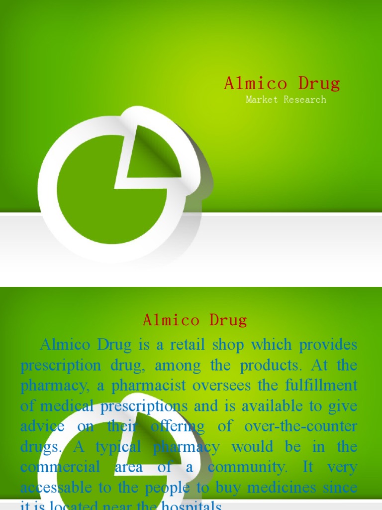 Almico - Drug - 2 Market Researchfinal | PDF | Pharmacy | Prescription ...
