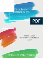 Implementing Estee Lauder's Long-Term Strategy