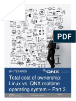 Total Cost of Ownership: Linux vs. QNX Realtime Operating System - Part 3