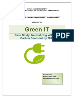 Green IT: Case Study: Neutralizing WIPRO's Carbon Footprint by 2014