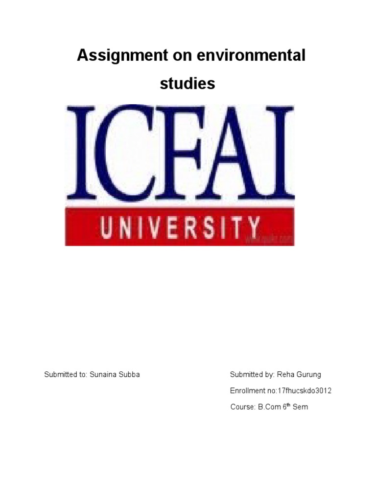 Assignment On Environmental Final | PDF | Invasive Species | Biodiversity