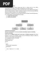 Compile Time Polymorphism in C++