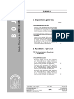 Boletín Oficial de la Junta de Andalucía BOJA resúmenes