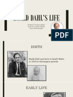 Roald Dahl's Life (About The Author) PDF
